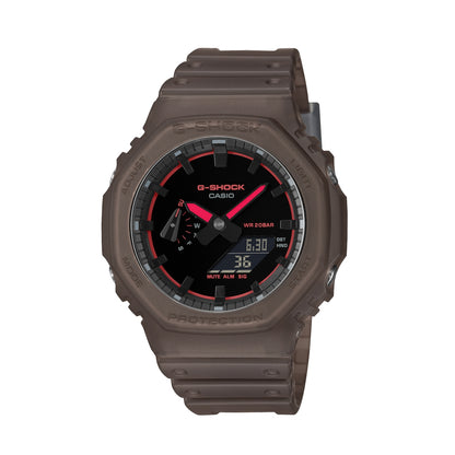 CASIO G-SHOCK OAK - SMOKE LIGHT SERIE - BROWN ***NEW!*** GA-2100K-5AER
