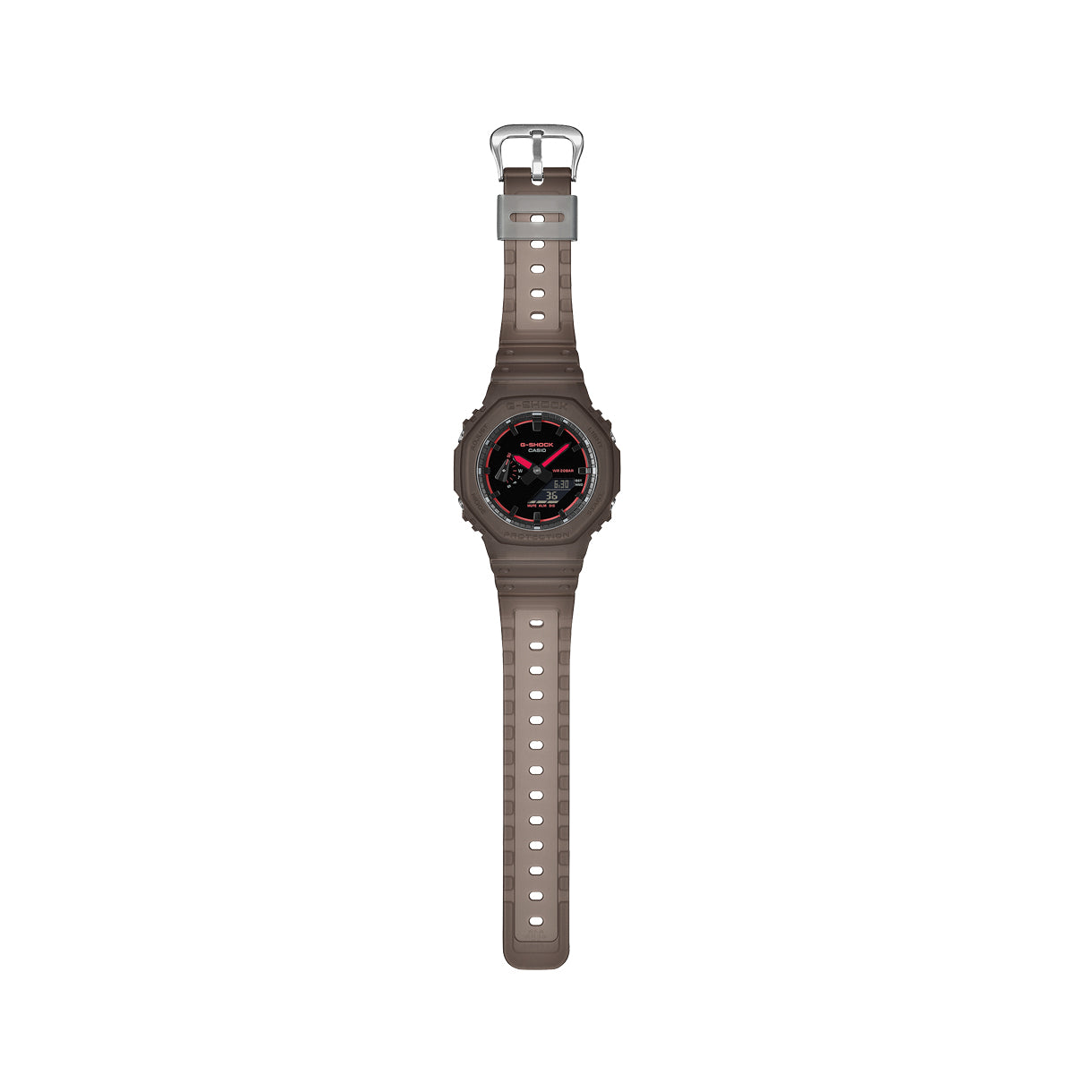 CASIO G-SHOCK OAK - SMOKE LIGHT SERIE - BROWN ***NEW!*** GA-2100K-5AER