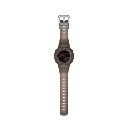 CASIO G-SHOCK OAK - SMOKE LIGHT SERIE - BROWN ***NEW!*** GA-2100K-5AER