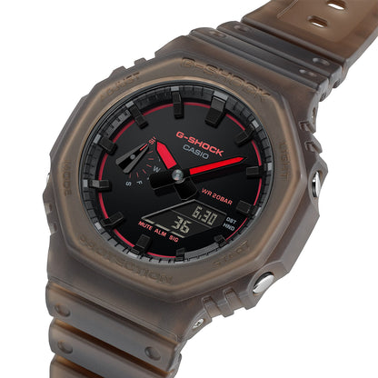 CASIO G-SHOCK OAK - SMOKE LIGHT SERIE - BROWN ***NEW!*** GA-2100K-5AER