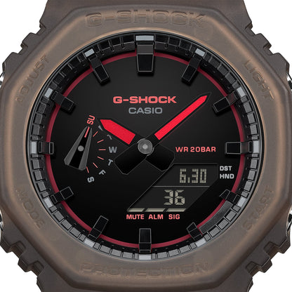 CASIO G-SHOCK OAK - SMOKE LIGHT SERIE - BROWN ***NEW!*** GA-2100K-5AER