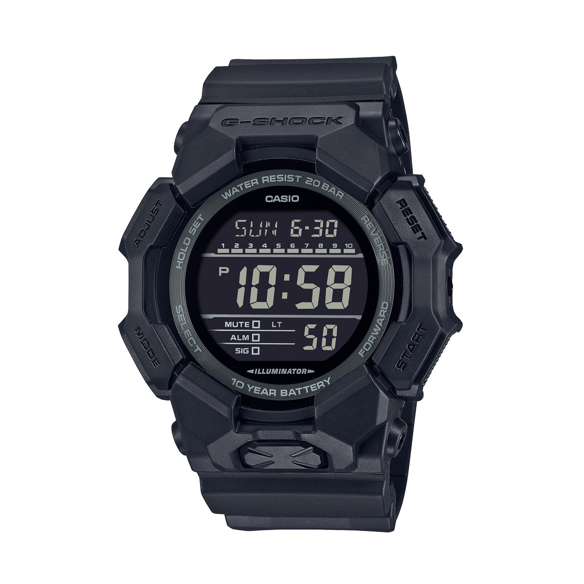 CASIO G-SHOCK GRAND DIGIT - BLACK GD-010-1A1ER