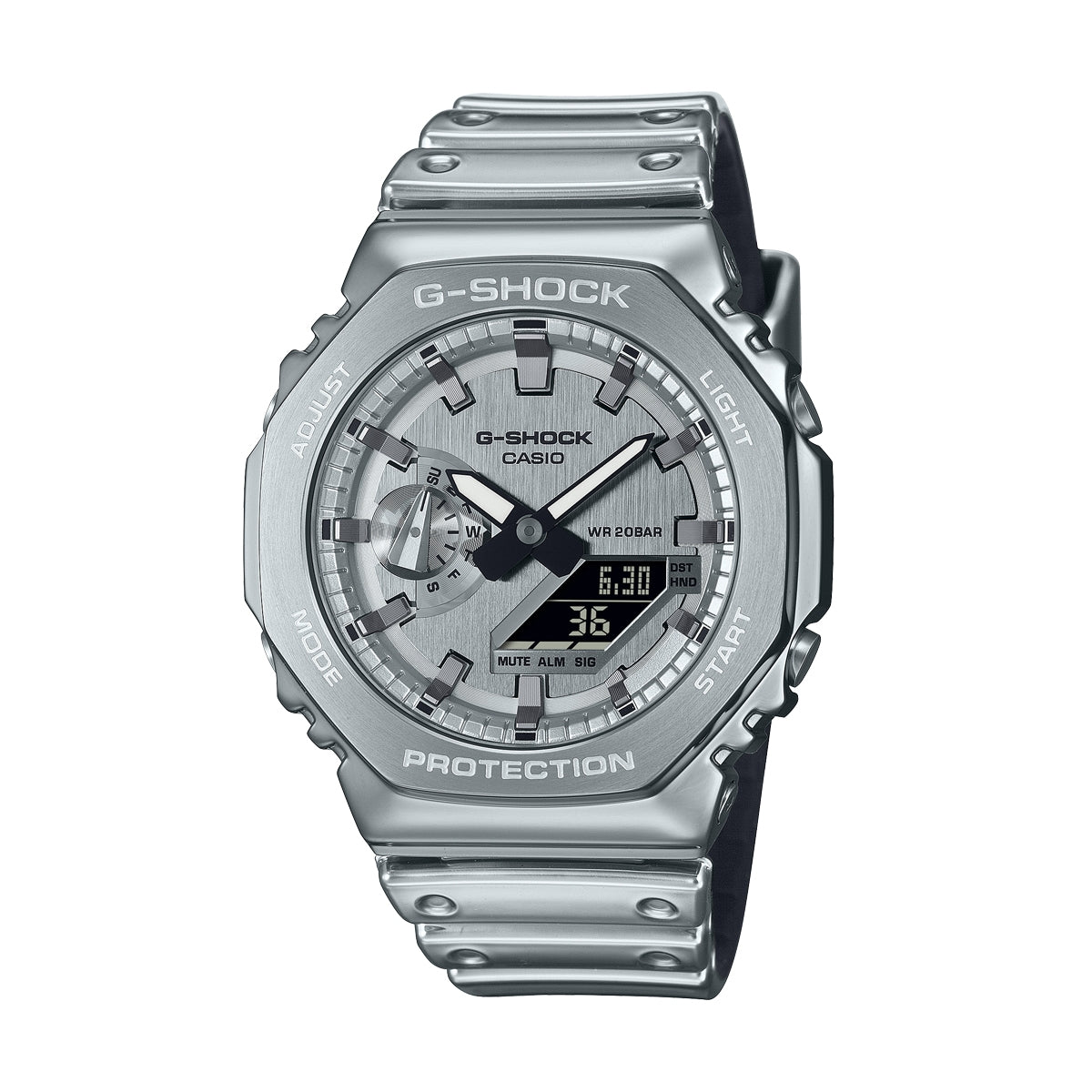 CASIO G-SHOCK OAK - FINE METALLIC SERIES - HÕBEDANE GM-2100YM-8AER