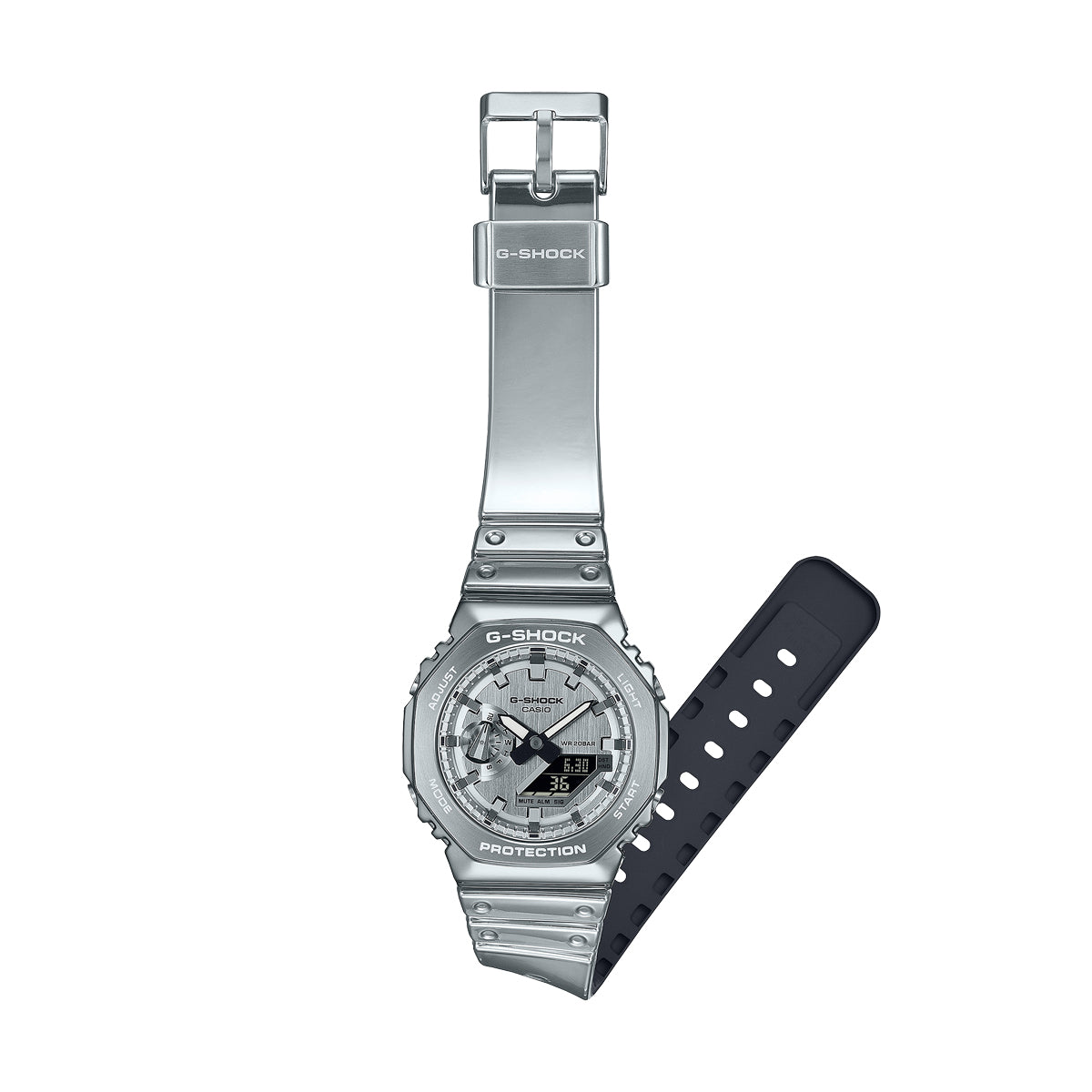 CASIO G-SHOCK OAK - FINE METALLIC SERIES - HÕBEDANE GM-2100YM-8AER