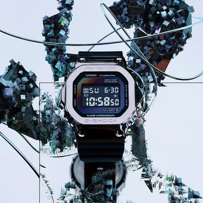 CASIO G-SHOCK THE ORIGIN METAL COVERED – RAINBOW BRICK WALL SEERIA GM-5600RW-1ER