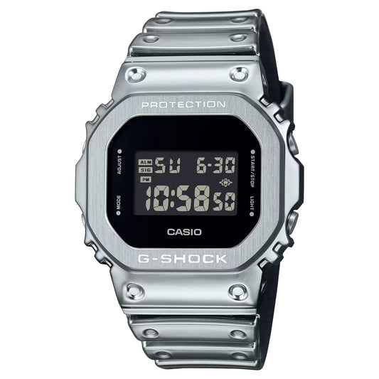 CASIO G-SHOCK THE ORIGIN - FINE METALLIC SERIES - сталь GM-5600YM-8ER
