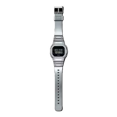 CASIO G-SHOCK THE ORIGIN - FINE METALLIC SERIES - сталь GM-5600YM-8ER