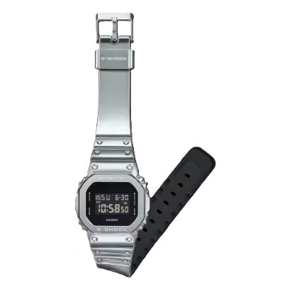 CASIO G-SHOCK THE ORIGIN - FINE METALLIC SERIES - сталь GM-5600YM-8ER