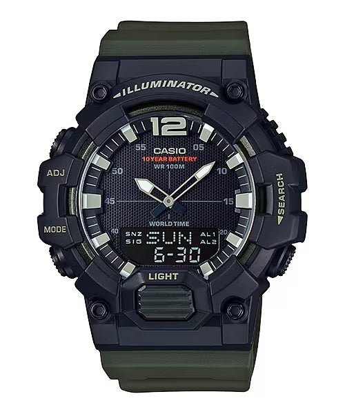 CASIO SPORT ILLUMINATOR Must - Armee-roheline HDC-700-3AVDF