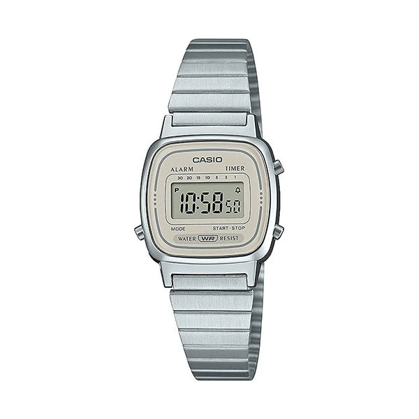 CASIO VINTAGE ICONIC MINI STEEL - CREAM LA670WEA-8AEF