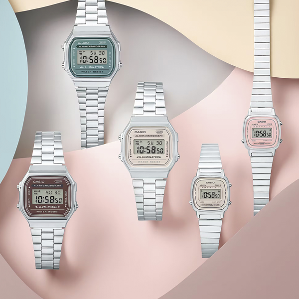 CASIO VINTAGE ICONIC MINI STEEL - CREAM LA670WEA-8AEF