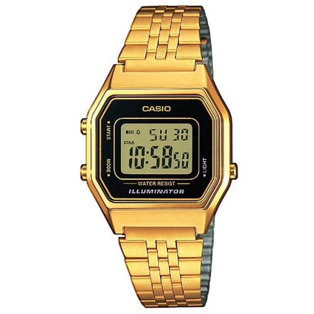 CASIO VINTAGE ICONIC LADY GOLD - BLACK LA680WEGA-1ER