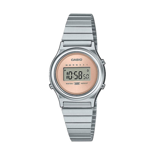 CASIO VINTAGE MINI COLLECTION SLIM ROUND — АНТИЧНЫЙ РОЗОВЫЙ LA700WE-4AEF