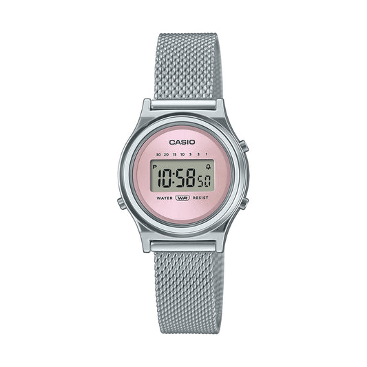 CASIO VINTAGE MINI COLLECTION SLIM — ANTIQUE PINK MESH LA700WEM-4AEF