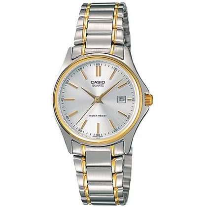 CASIO COLLECTION LADY DATE TERAS-KULD – HÕBEDANE KULDSETE INDEKSITEGA LTP-1183G-7ADF