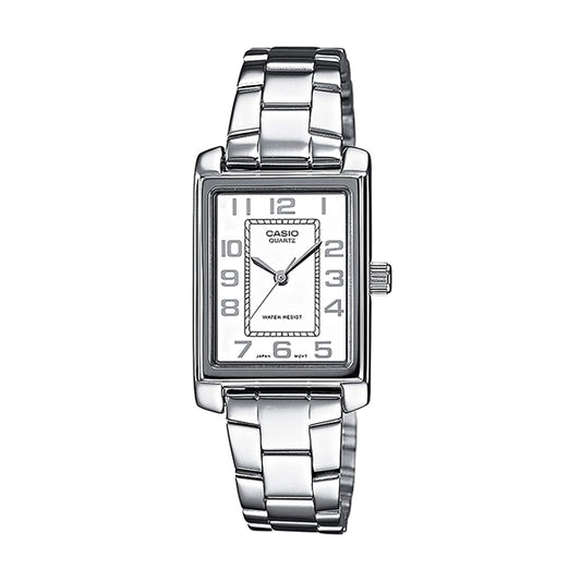 CASIO COLLECTION TANK, HÕBEDANE-VALGE LTP-1234PD-7BEG