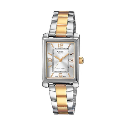 CASIO COLLECTION TANK, TERAS JA KULD - HÕBEDANE LTP-1234PSG-7AEG