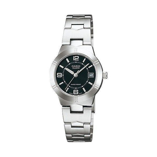 CASIO COLLECTION LADY DATE - BLACK LTP-1241D-1ADF