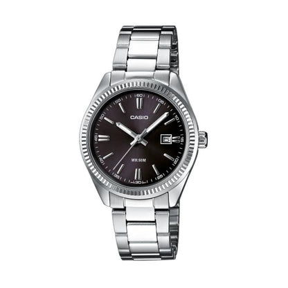CASIO COLLECTION LADY DATE - ЧЕРНЫЕ LTP-1302PD-1A1VEG