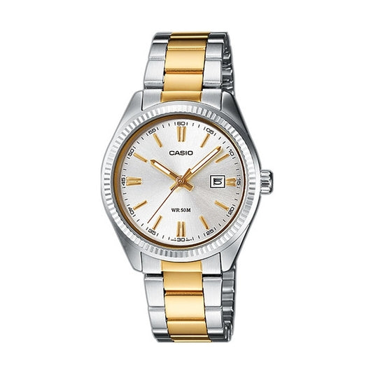 CASIO COLLECTION LADY DATE - KAHETOOLILINE LTP-1302PSG-7AVEG
