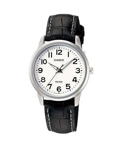 CASIO COLLECTION LADY 3H — КОЖА, БЕЛЫЙ LTP-1303L-7BVDF