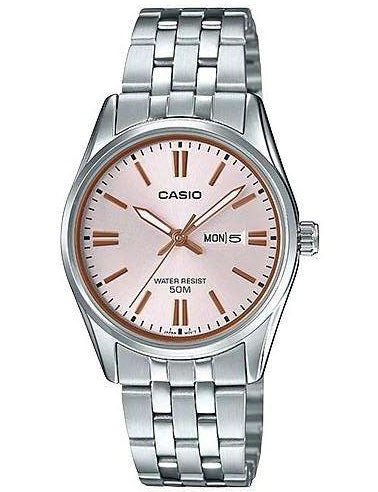 CASIO COLLECTION LADY DAY & DATE - ANTIQUE PINK LTP-1335D-4AVDF