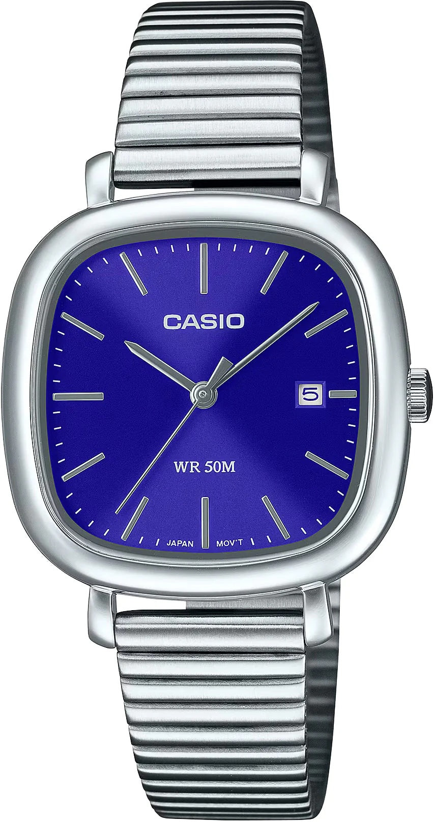 CASIO COLLECTION DATE SQUARE - BLUE LTP-B166D-2AVEF