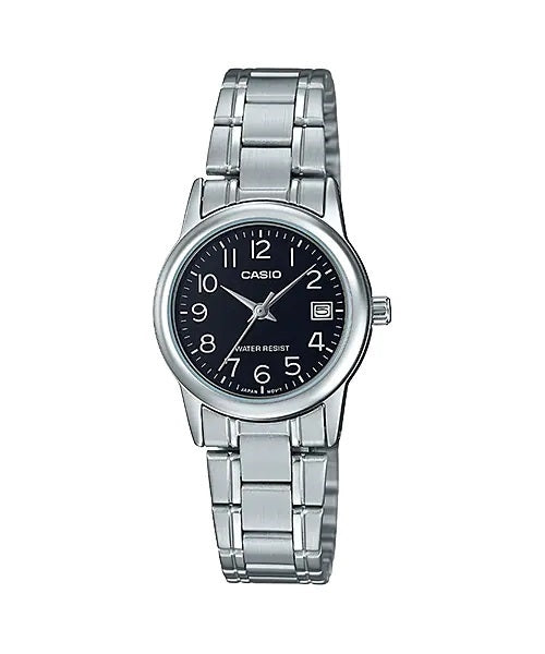 CASIO COLLECTION LADY DATE - BLACK LTP-V002D-1BUDF