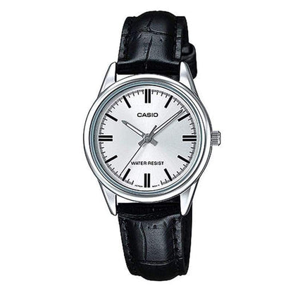 CASIO COLLECTION KÄELLA KUVATAV AEG NAISTELE, NAHK - VALGE LTP-V005L-7AUDF