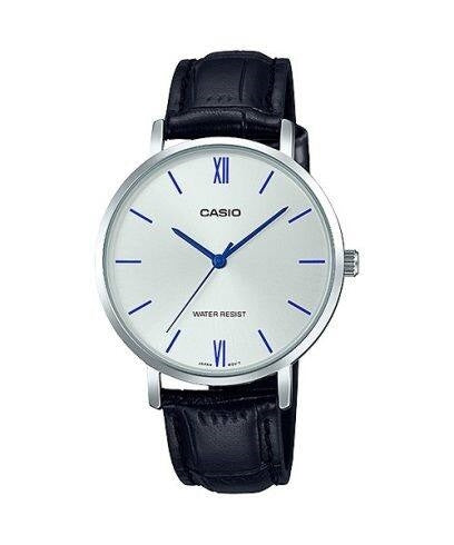 CASIO COLLECTION MINIMAL, LEATHER - SILVER LTP-VT01L-7B1UDF