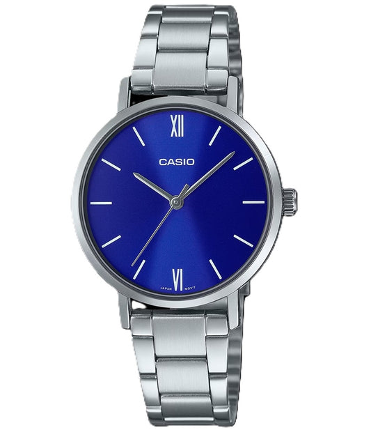 CASIO COLLECTION LADY EASY TIME - BLUE LTP-VT02D-2AUDF