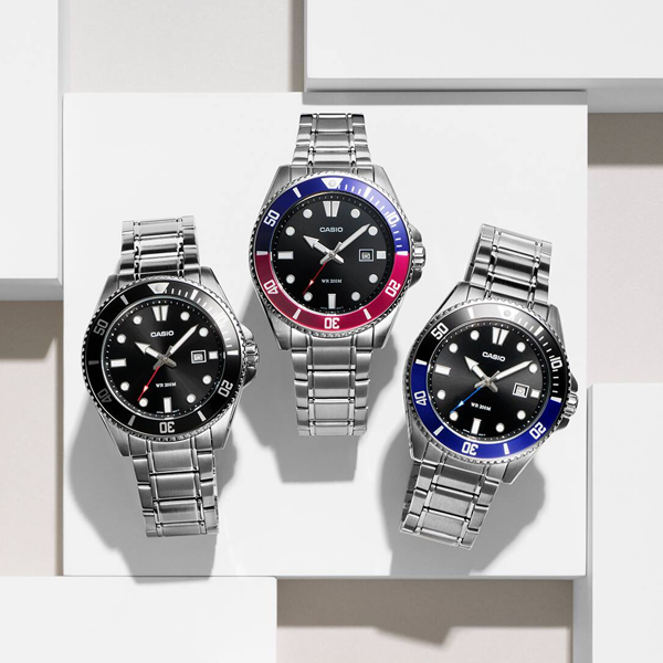 CASIO COLLECTION DIVER DATE 200M – MUST MDV-107D-1A1VEF