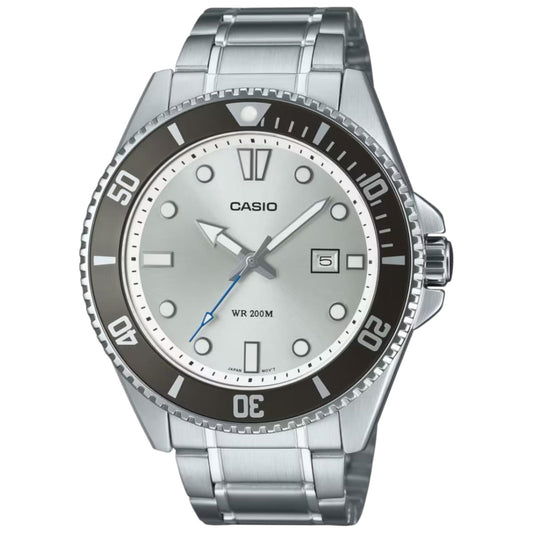 CASIO COLLECTION DIVER DATE 200M - HÕBEDANE MDV-107D-7AVDF