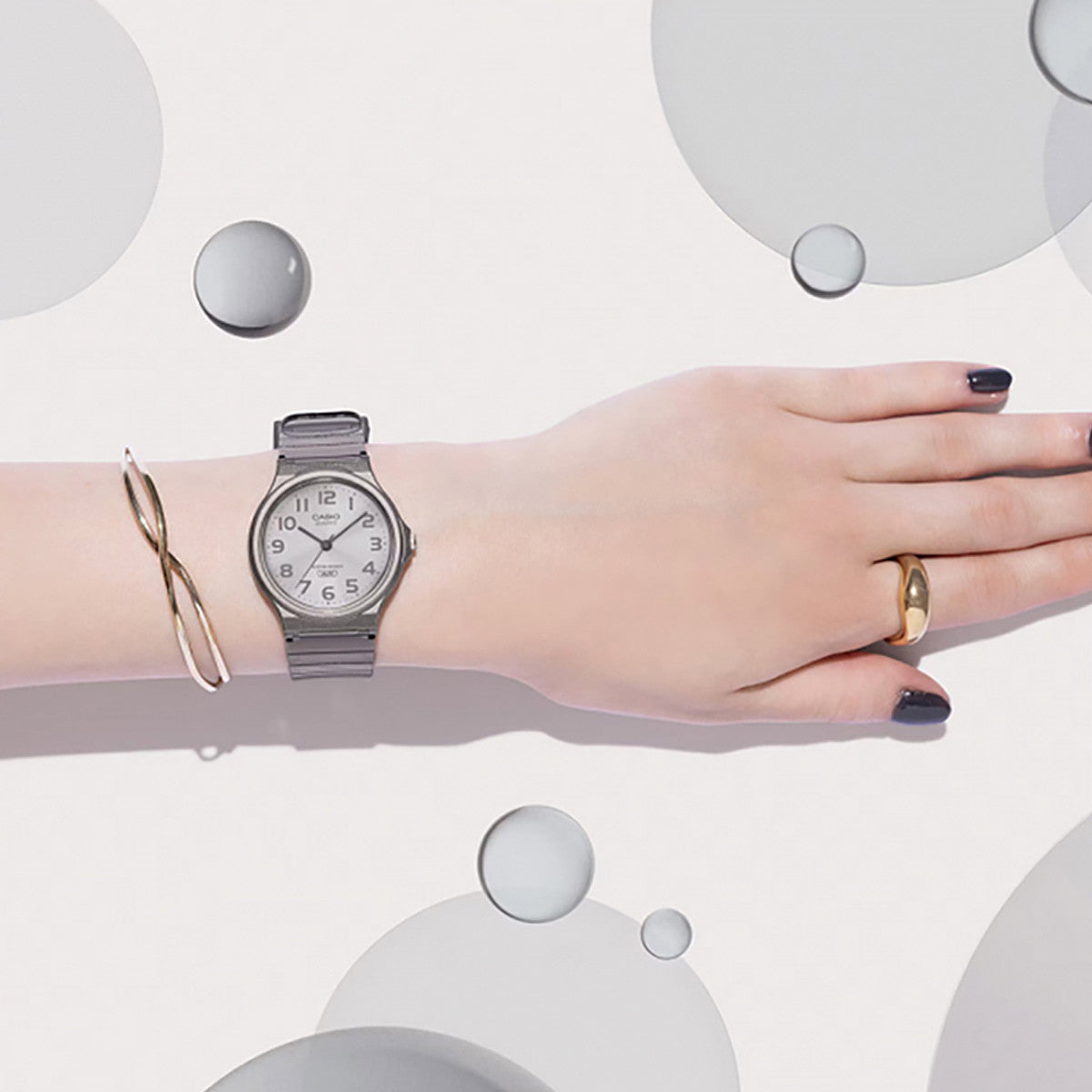 CASIO COLLECTION POP TRANSLUCID GREY MQ-24S-8BEF