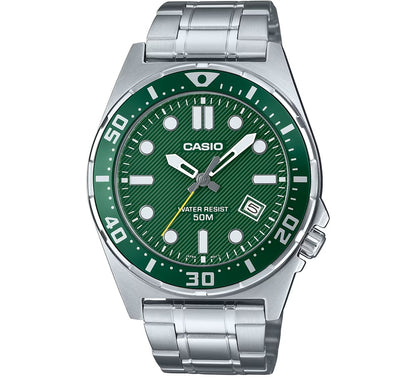 CASIO SPORT DIVER 50M – METSAMUHE ROHELINE MTD-135D-3AVDF