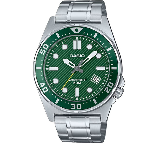 CASIO SPORT DIVER 50M - FOREST GREEN MTD-135D-3AVDF