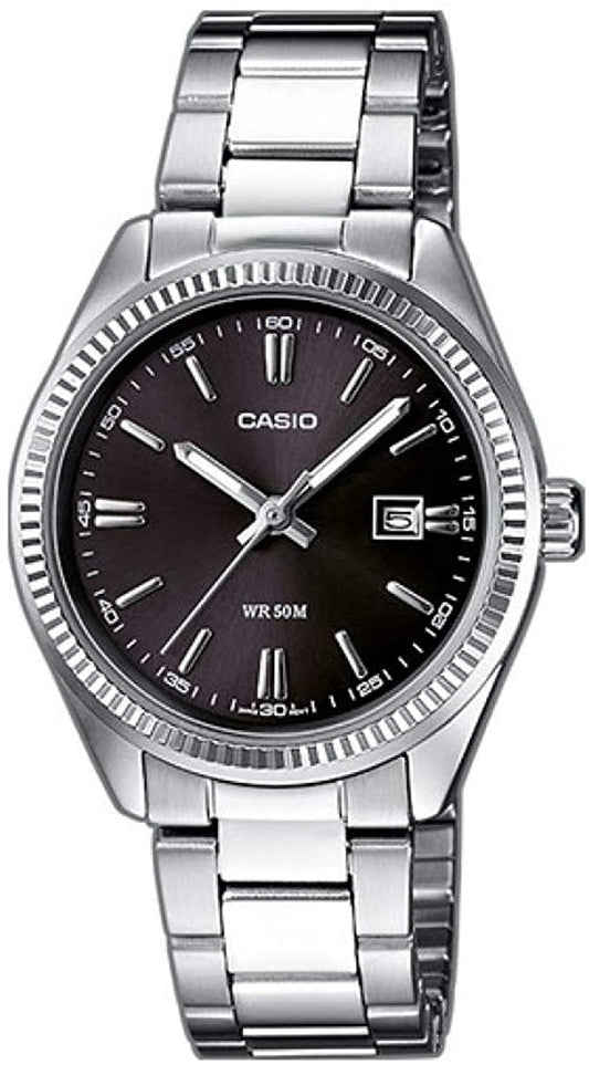 CASIO COLLECTION DATE - BLACK MTP-1302D-1A1VDF