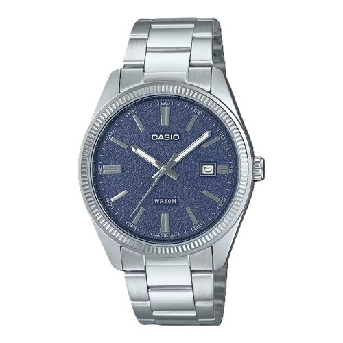 CASIO COLLECTION DATE – SININE, MATT SIHVERPLAAT MTP-1302DA-2A1VDF
