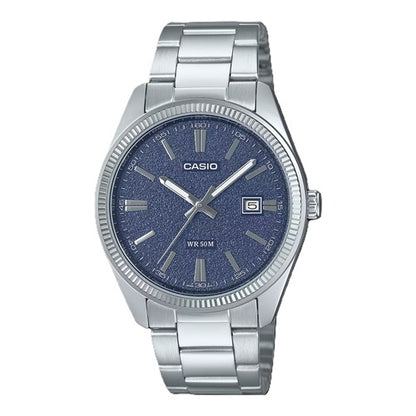 CASIO COLLECTION DATE – SININE, MATT SIHVERPLAAT MTP-1302DA-2A1VDF