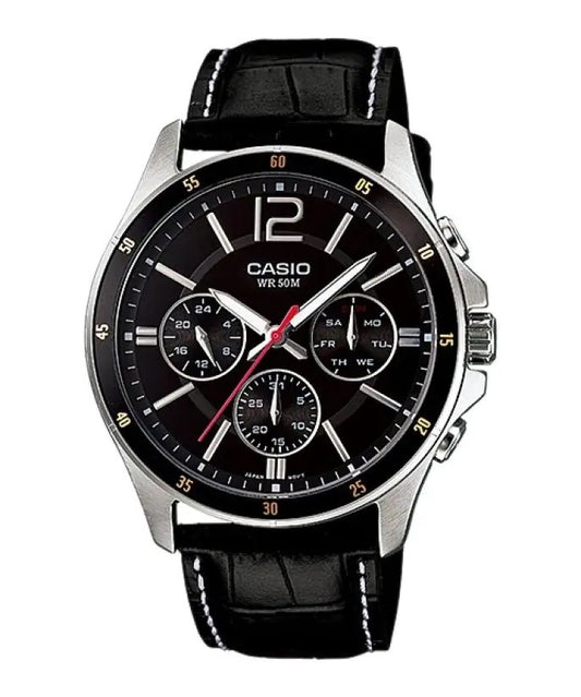 CASIO COLLECTION MULTIFUNCTION CALENDAR, NAHK - MUST MTP-1374L-1AVDF