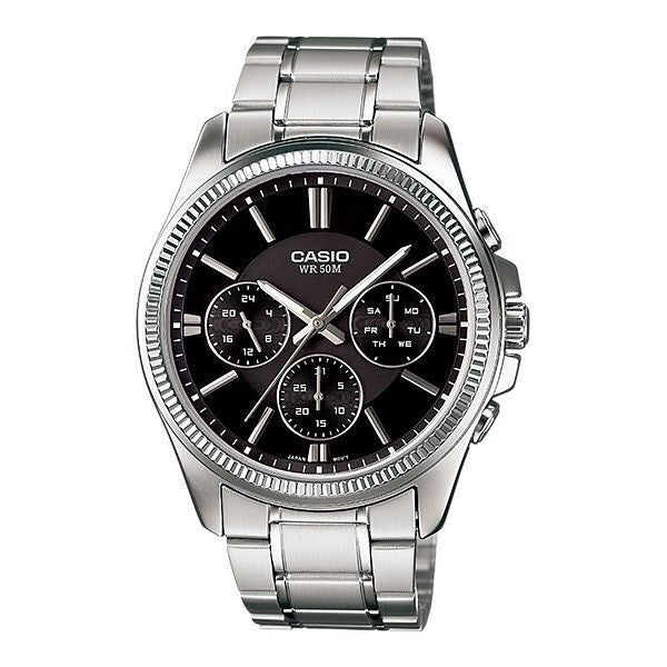 CASIO COLLECTION МНОГОФУНКЦИОНАЛЬНЫЙ КАЛЕНДАРЬ - ЧЕРНЫЙ MTP-1375D-1AVDF