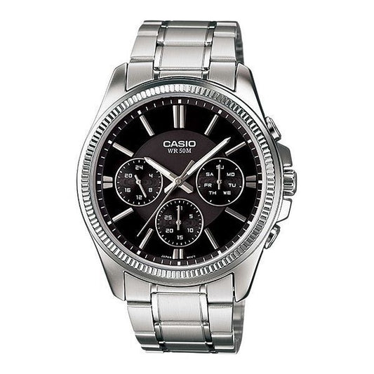CASIO COLLECTION МНОГОФУНКЦИОНАЛЬНЫЙ КАЛЕНДАРЬ - ЧЕРНЫЙ MTP-1375D-1AVDF