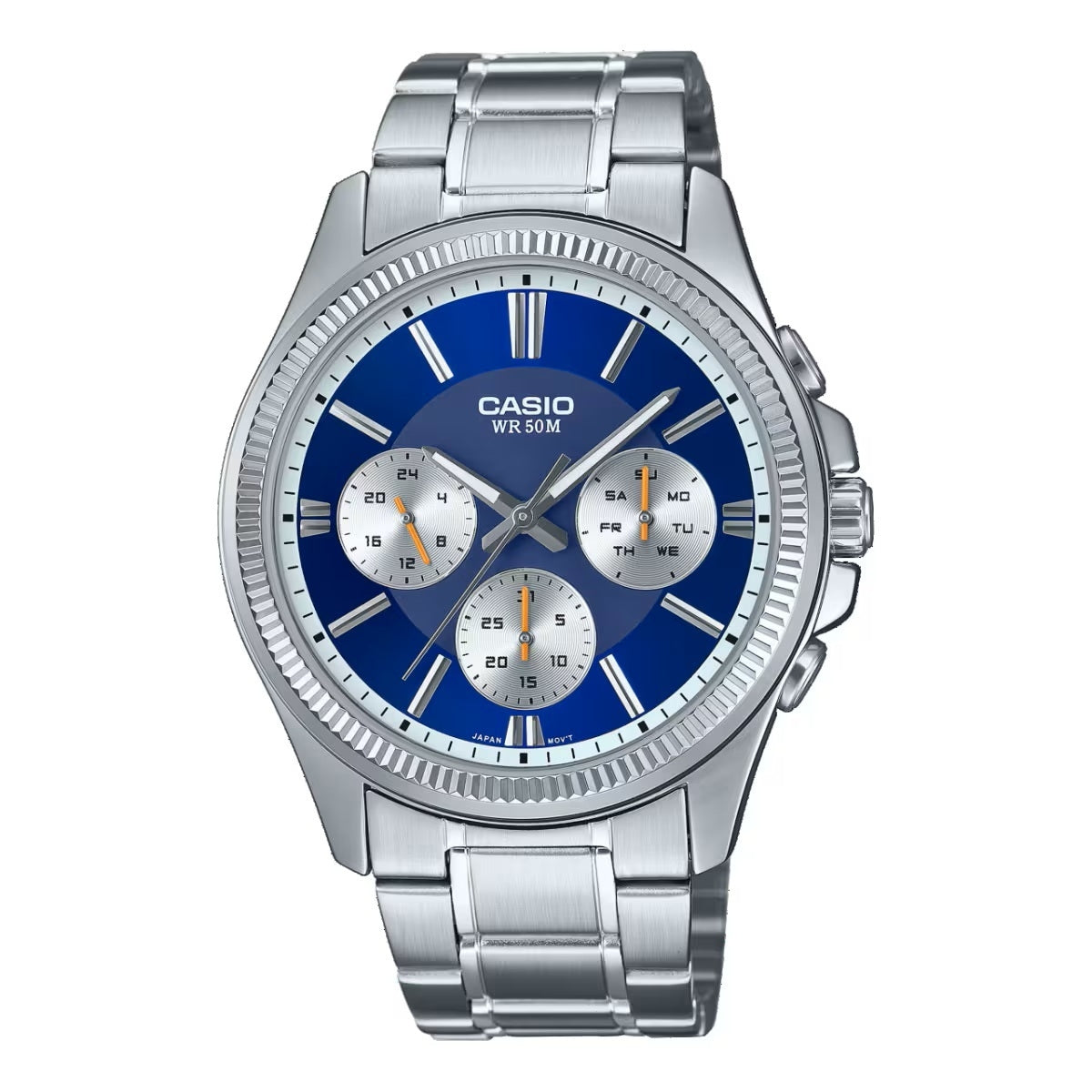 CASIO COLLECTION МНОГОФУНКЦИОНАЛЬНЫЙ КАЛЕНДАРЬ - СИНИЕ MTP-1375D-2AVDF