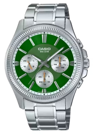 CASIO DAY DATE MULTIFUNCTION - ROHELINE MTP-1375D-3AVDF