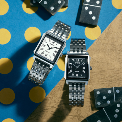 CASIO TIMELESS COLLECTION TANK - СТАЛЬНОЙ ЧЁРНЫЙ MTP-B190D-1BVEF