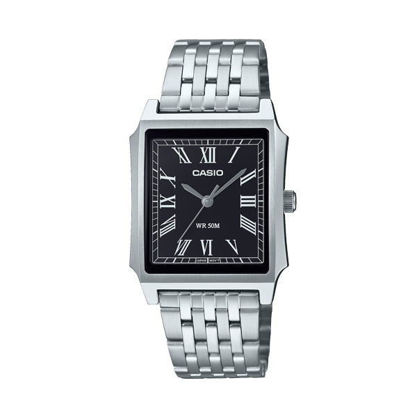 CASIO TIMELESS COLLECTION TANK - СТАЛЬНОЙ ЧЁРНЫЙ MTP-B190D-1BVEF