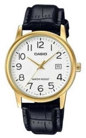 CASIO COLLECTION DATE KULDNE, NAHK - VALGE MTP-V002GL-7B2UDF