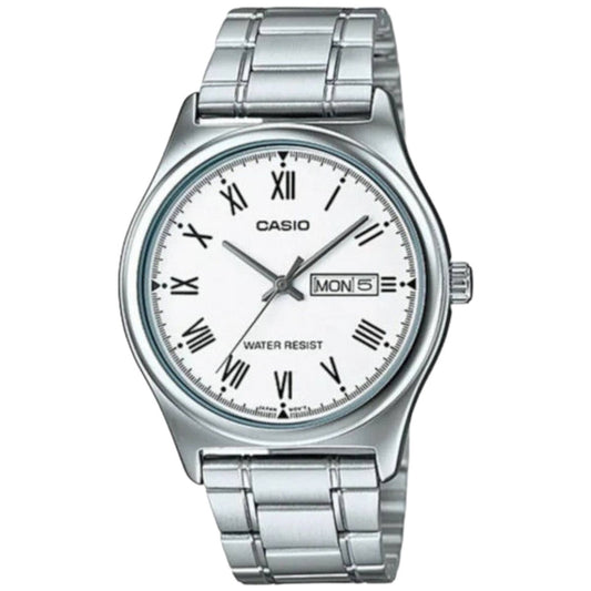 CASIO COLLECTION DAY DATE - WHITE MTP-V006D-7BUDF