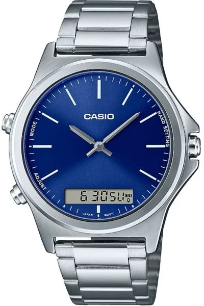 CASIO COLLECTION ANA-DIGIT ALARM - СИНЯЯ MTP-VC01D-2EUDF