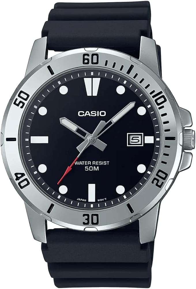 CASIO SPORT COLLECTION DIVER 50M - ЧЁРНЫЙ MTP-VD01-1EVUDF